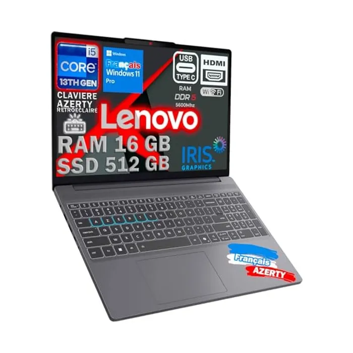 IDEAPAD Ordinateur Intel i5-13420H 10 Coeurs 4.9Ghz RAM 16Go DDR5 SSD 512Go écran 15 6 FULLHD WiFi6E Empreinte Digitale So Reconditionné Lenovo reconditionné disponible sur Cdiscount Seconde Vie | Dero