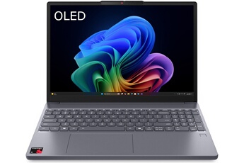 IdeaPad Slim 3 15Q8X10 15,1" OLED Copilot+PC Snapdragon X 24 Go RAM 1 To SSD Gris luna Bon état Lenovo reconditionné disponible sur Darty