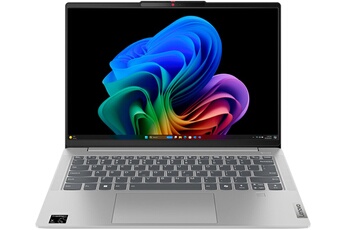IdeaPad Slim 5 14Q8X9 14" OLED Copilot+PC Snapdragon X 32 Go RAM 512 Go SSD Gris nuage Très bon état Lenovo reconditionné disponible sur Darty