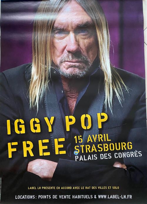 IGGY POP - Year 2020 - 85x120cm - Affiche État correct N/A reconditionné disponible sur Fnac