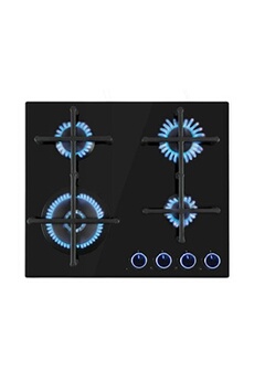 Illuminosa 4 - Table de cuisson à gaz, 4 brûleurs Sabaf , surface vitrocéramique Bon état reconditionné disponible sur Darty