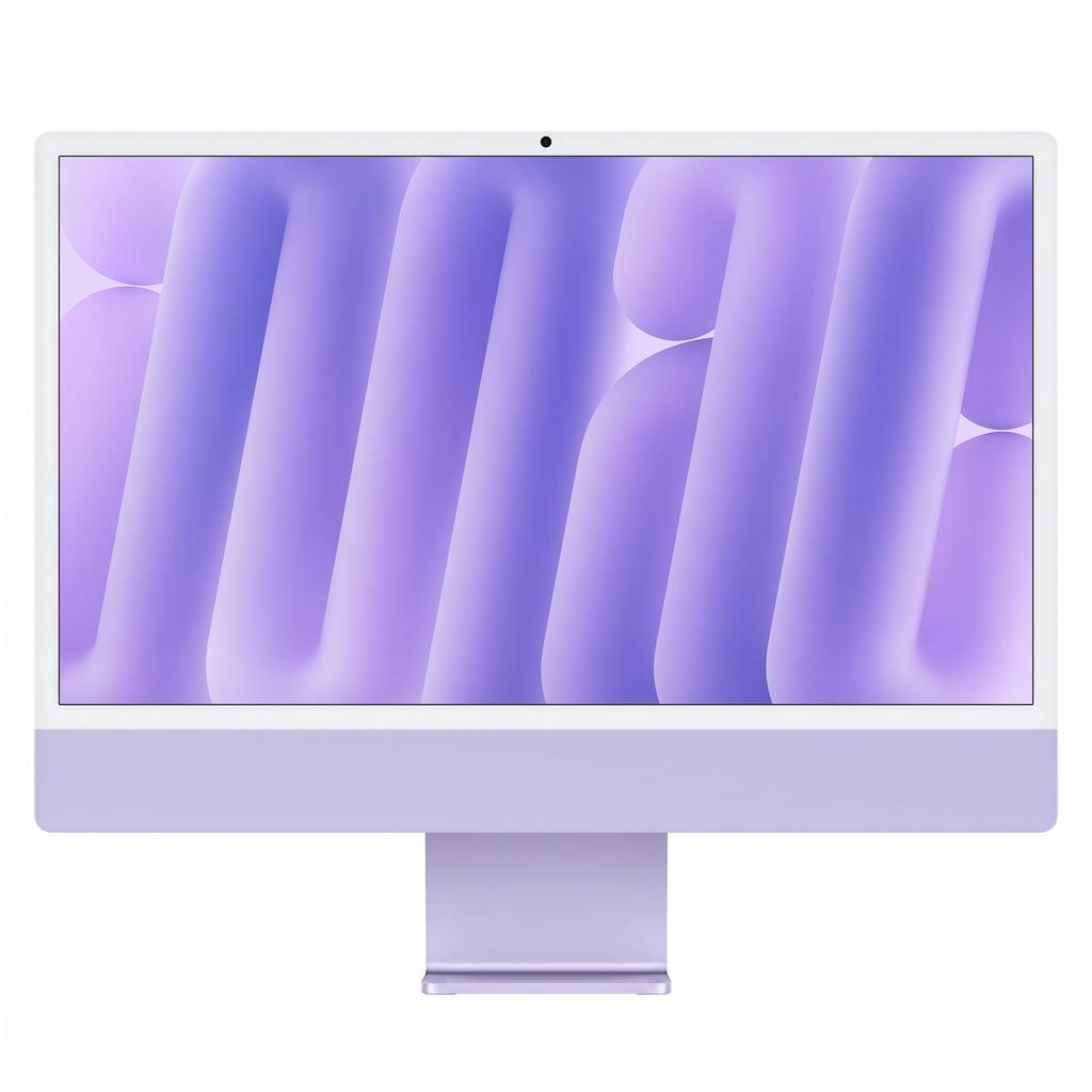 iMac 24" (2024) Apple M4 avec CPU 10 cœurs GPU 10 cœurs - 256 Go SSD - 16 GB AZERTY - Français Verre standard Reconditionné Apple reconditionné disponible sur Backmarket