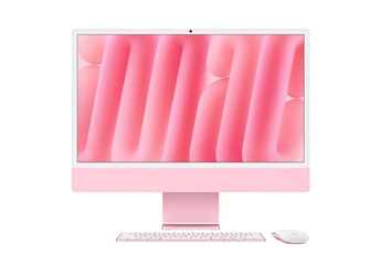 iMac 24" 2024 M4 4,4 Ghz 16 Go 256 Go SSD Rose Très bon état Apple reconditionné disponible sur Darty