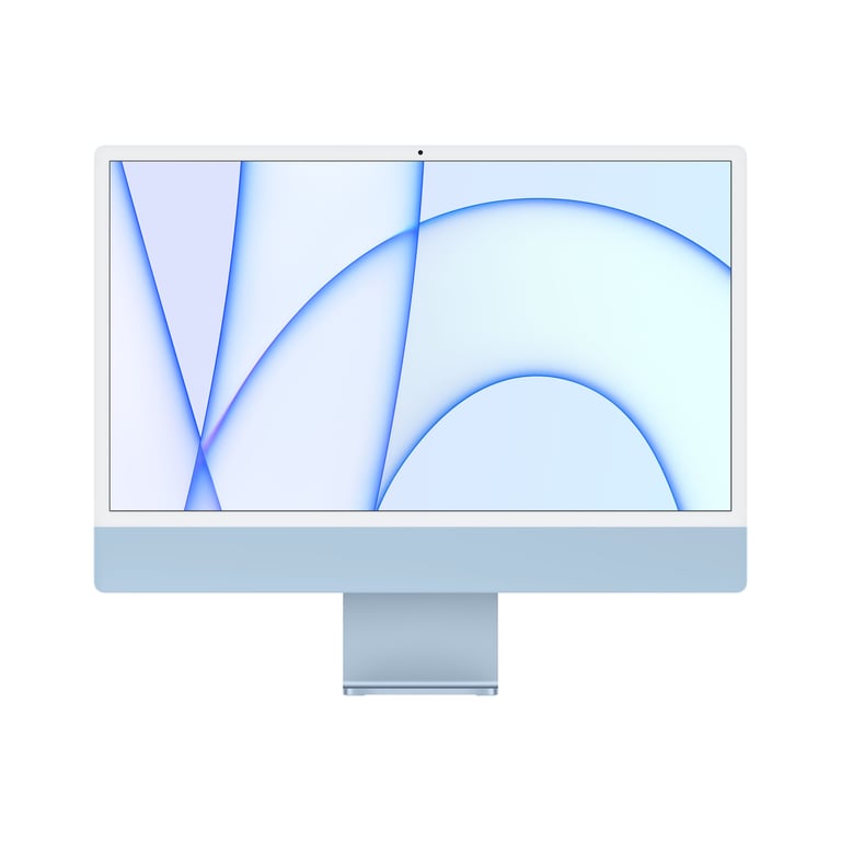 iMac 24 - Puce Apple M1 - RAM 8Go - Stockage 256Go - CPU 8 GPU 7 Bleu - Très bon état Très bon état Apple reconditionné disponible sur Pixmania