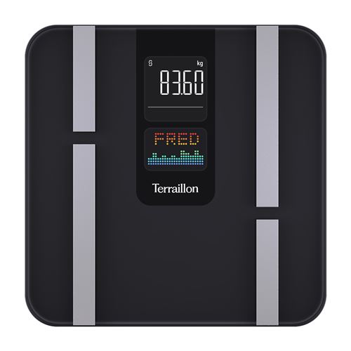 Impédancemètre connecté Terraillon Body Color Connect Anthracite État correct Terraillon reconditionné disponible sur Fnac