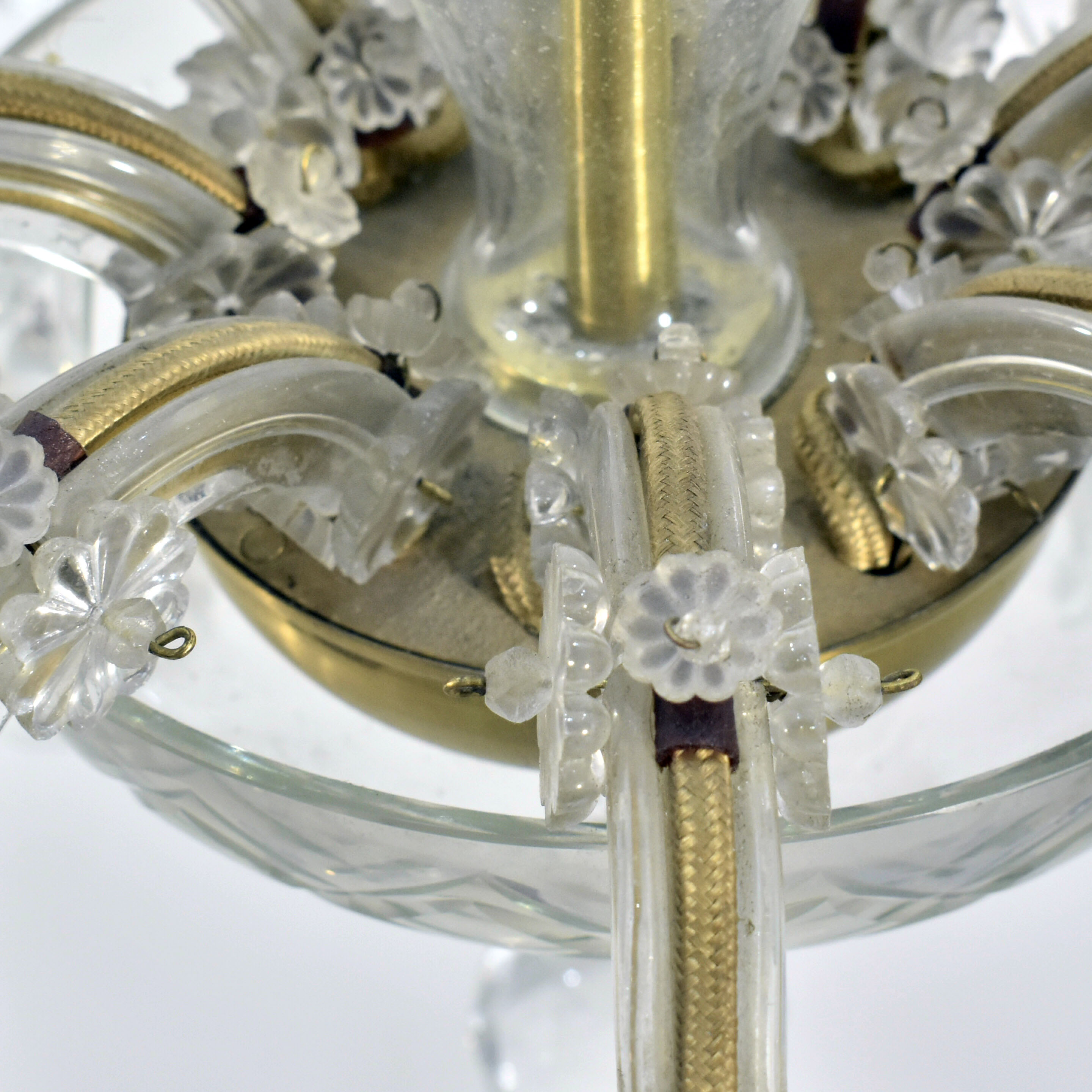 Voir photo 12 de Imposant Lustre de Luxe - Cristal de Bohême - Glassexport® Imposant Lustre de Luxe - Cristal de Bohême - Glassexport® Bon état reconditionné photo 12