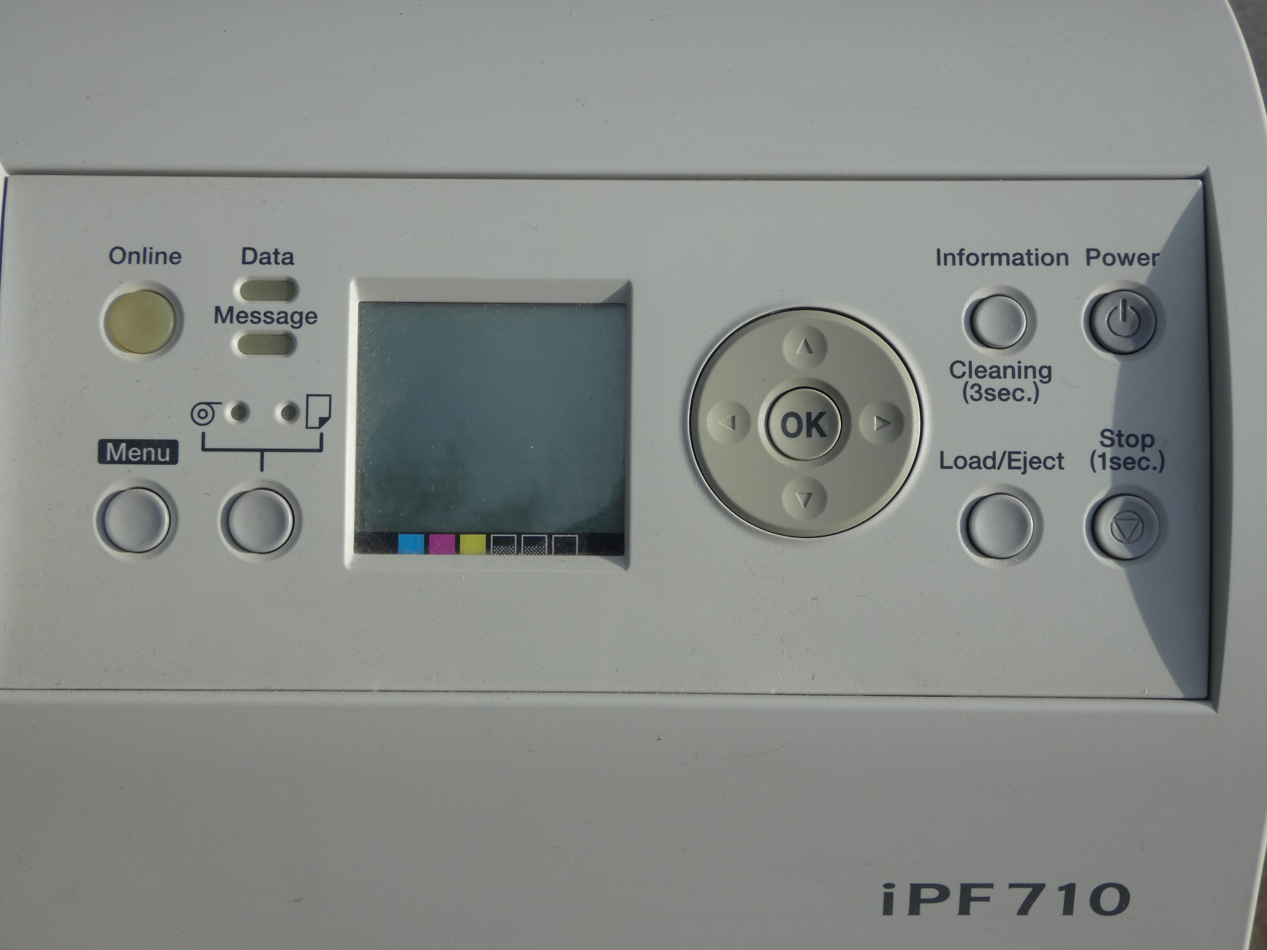 Voir photo 6 de Imprimante CANON ImagePrograf iPF710 pour reprographie grands formats Imprimante CANON ImagePrograf iPF710 pour reprographie grands formats Comme neuf reconditionné photo 6