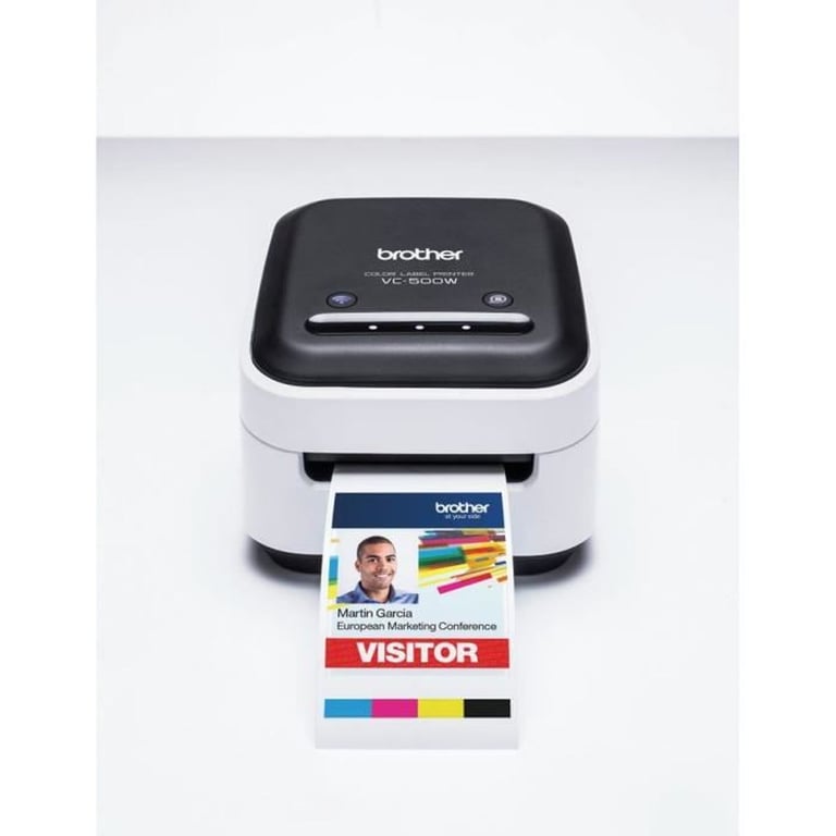 Imprimante Étiquettes et Photos pour les loisirs créatifs - VC-500W - Thermique direct - Couleur - Wi-Fi - VC500WCRZ1 - Excellent état Parfait état Brother reconditionné photo 3 | Dero