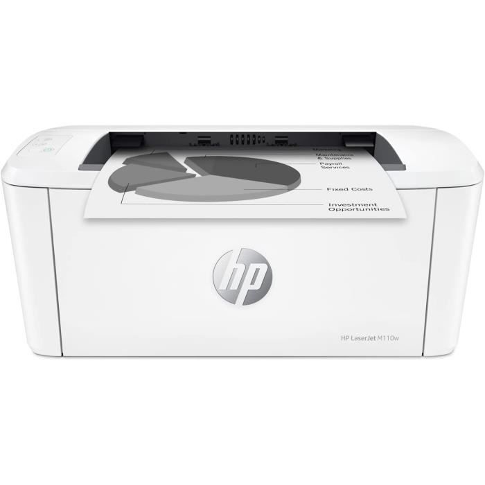 Imprimante monofonction HP LaserJet M110w laser noir et blanc - Excellent état Parfait état Hewlett-Packard reconditionné disponible sur Pixmania