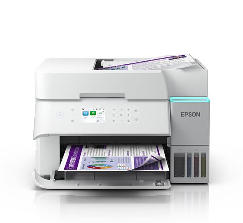 Imprimante multifonction Epson EcoTank ET-3956 Blanc État correct Epson reconditionné disponible sur Fnac