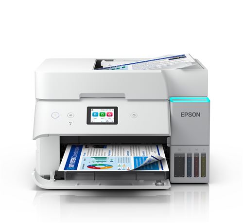 Imprimante multifonction Epson EcoTank ET-4956 Blanc État correct Epson reconditionné disponible sur Fnac