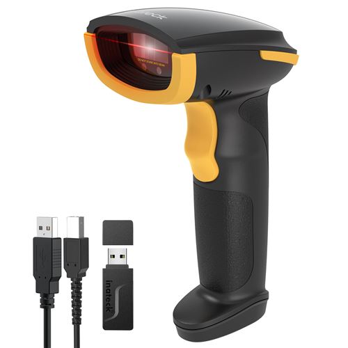 Inateck Scanner de Code-Barres Bluetooth, Lecteur de Code-Barres USB sans Fil 1D, 1 Charge par Mois, Scanner avec APP et SDK État correct N/A reconditionné disponible sur Fnac