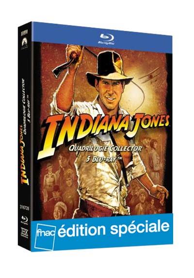 Indiana Jones La Quadrilogie Edition Fnac limitée Blu-ray État correct reconditionné disponible sur Fnac
