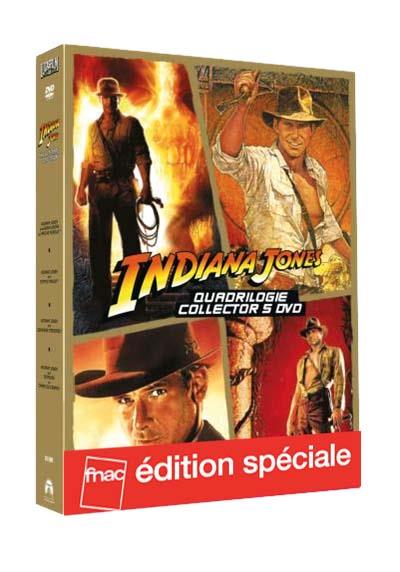 Indiana Jones La Quadrilogie Edition Fnac limitée DVD État correct reconditionné disponible sur Fnac