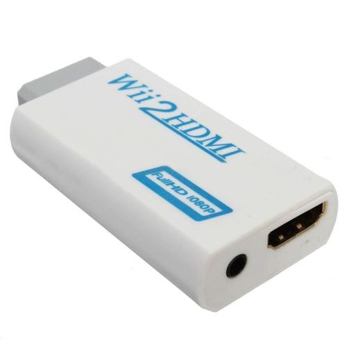 INECK® Adaptateur Convertisseur Vidéo Full HD Adaptateur Convertisseur pour Wii Vers HDMI 720P/1080P Wii Vers HDMI Sortie Jack Audio 3,5mm État correct reconditionné disponible sur Fnac