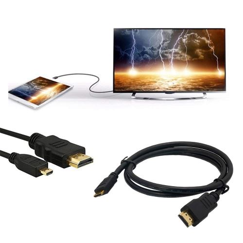 INECK® Câble Micro HDMI 2m (Type D)Full HD 1080p 4k2k pour tablette Microsoft Surface, Appareils Photos numériques SLR, téléphones portables et autres tablettes État correct N/A reconditionné disponible sur Fnac