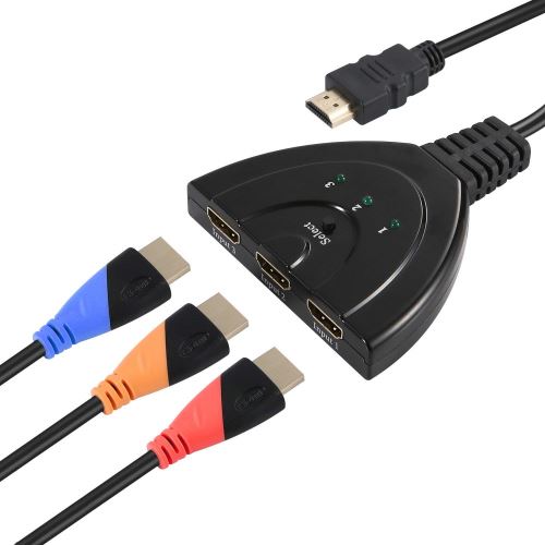 INECK® Switch Commutateur HDMI, HDMI divisé en 3 ports – Supporte 3D, 1080P, HD Audio État correct N/A reconditionné disponible sur Fnac