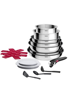 Ingenio Cook Eat set Inox 15p Casseroles, poeles et ustensiles L881SF04 Bon état Tefal reconditionné disponible sur Darty | Dero