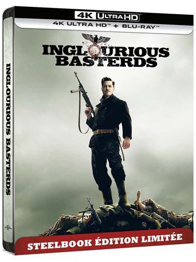 Inglourious Basterds Edition 10ème Anniversaire SteelBook® Blu-ray 4K Ultra HD État correct - 140,99 € Inglourious Basterds Edition 10ème Anniversaire SteelBook® Blu-ray 4K Ultra HD État correct reconditionné disponible sur Fnac