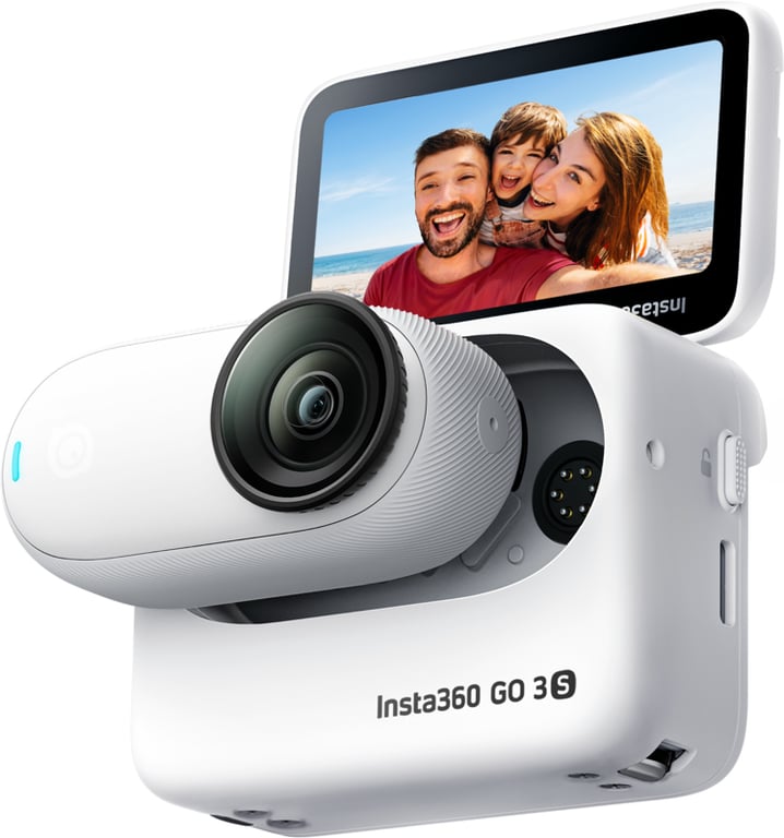 Insta360 Go 3s 128 Go, Blanc - Excellent état Parfait état Insta360 reconditionné photo 3 | Dero