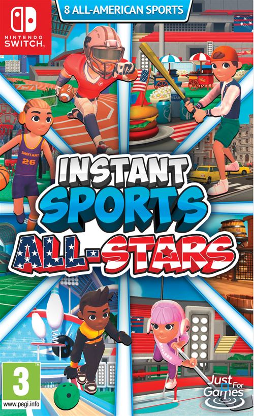 Instant Sports All-Stars Nintendo Switch État correct - 73,99 € Instant Sports All-Stars Nintendo Switch État correct Just for Games reconditionné disponible sur Fnac
