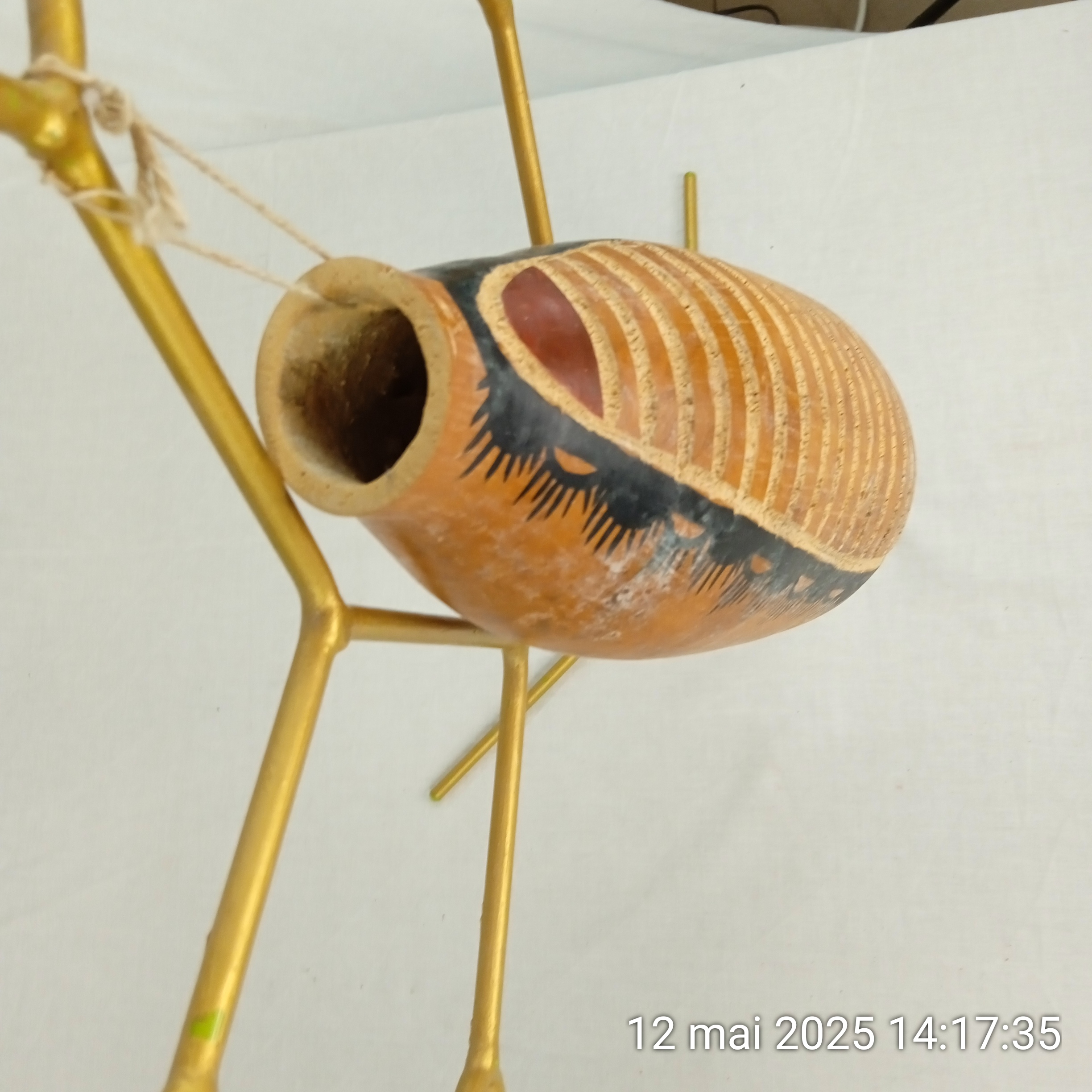 Voir photo 4 de Instrument de musique à percussion Gourd Guiro cubain d'Afrique Instrument de musique à percussion Gourd Guiro cubain d'Afrique Bon état reconditionné photo 4