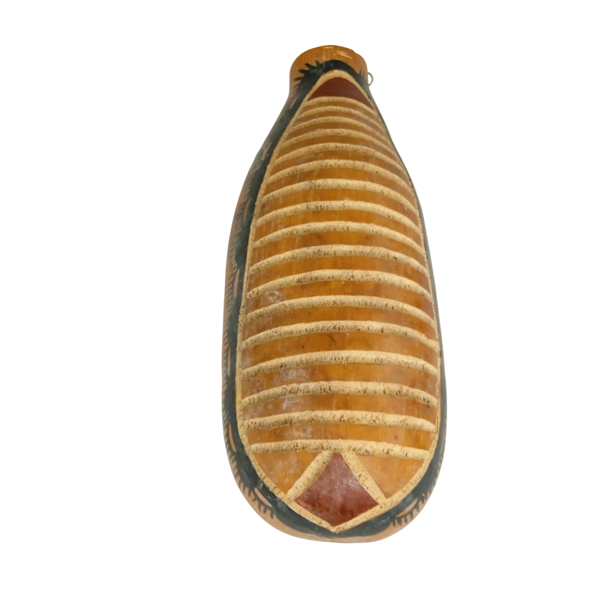 Instrument de musique à percussion Gourd Guiro cubain d'Afrique Bon état - 50,00 € Instrument de musique à percussion Gourd Guiro cubain d'Afrique Bon état reconditionné disponible sur Label Emmaüs