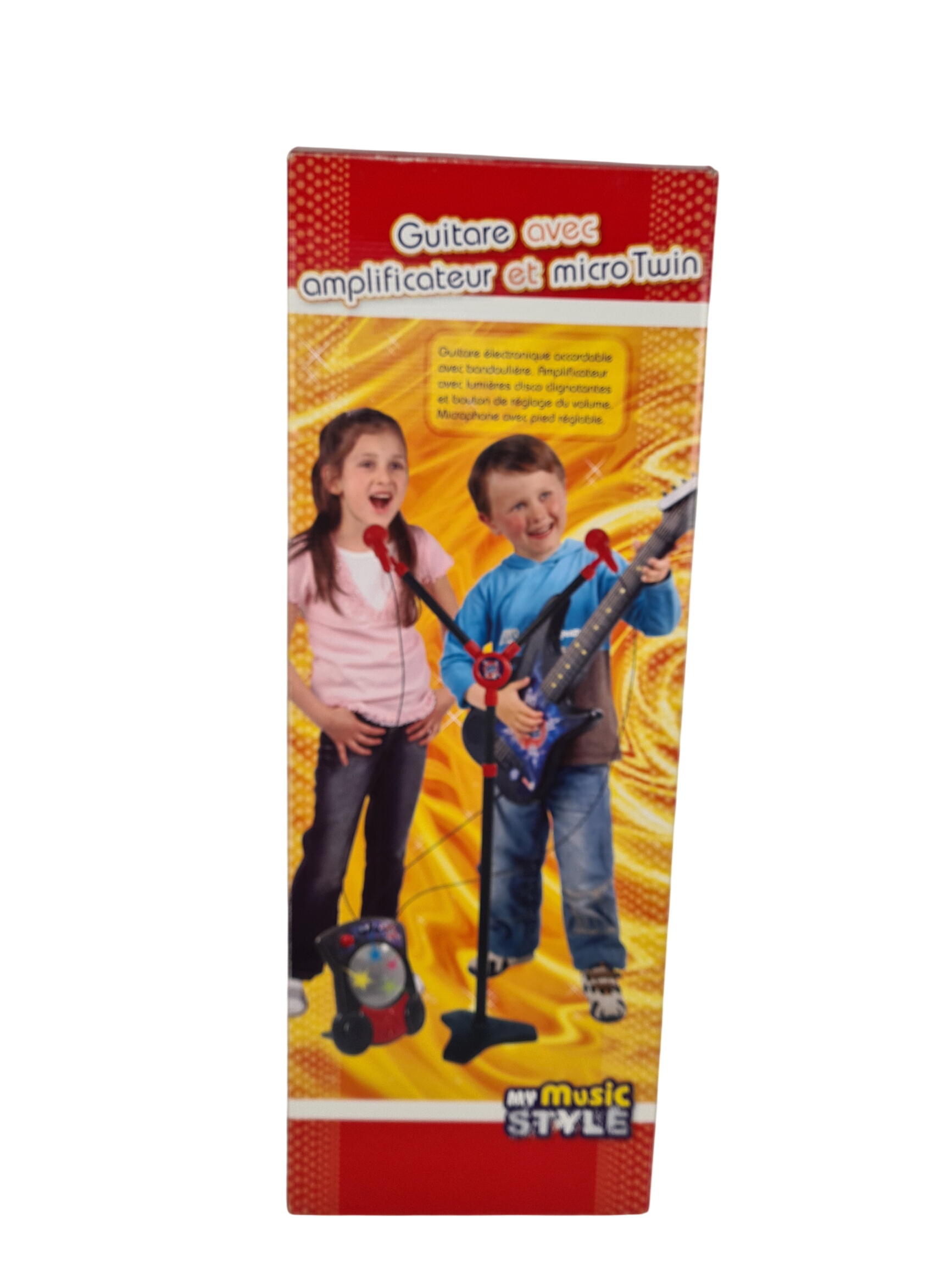 Instrument de musique - My music style - Guitare avec amplificateur et micro twin Très bon état - 20,00 € Instrument de musique - My music style - Guitare avec amplificateur et micro twin Très bon état reconditionné disponible sur Label Emmaüs