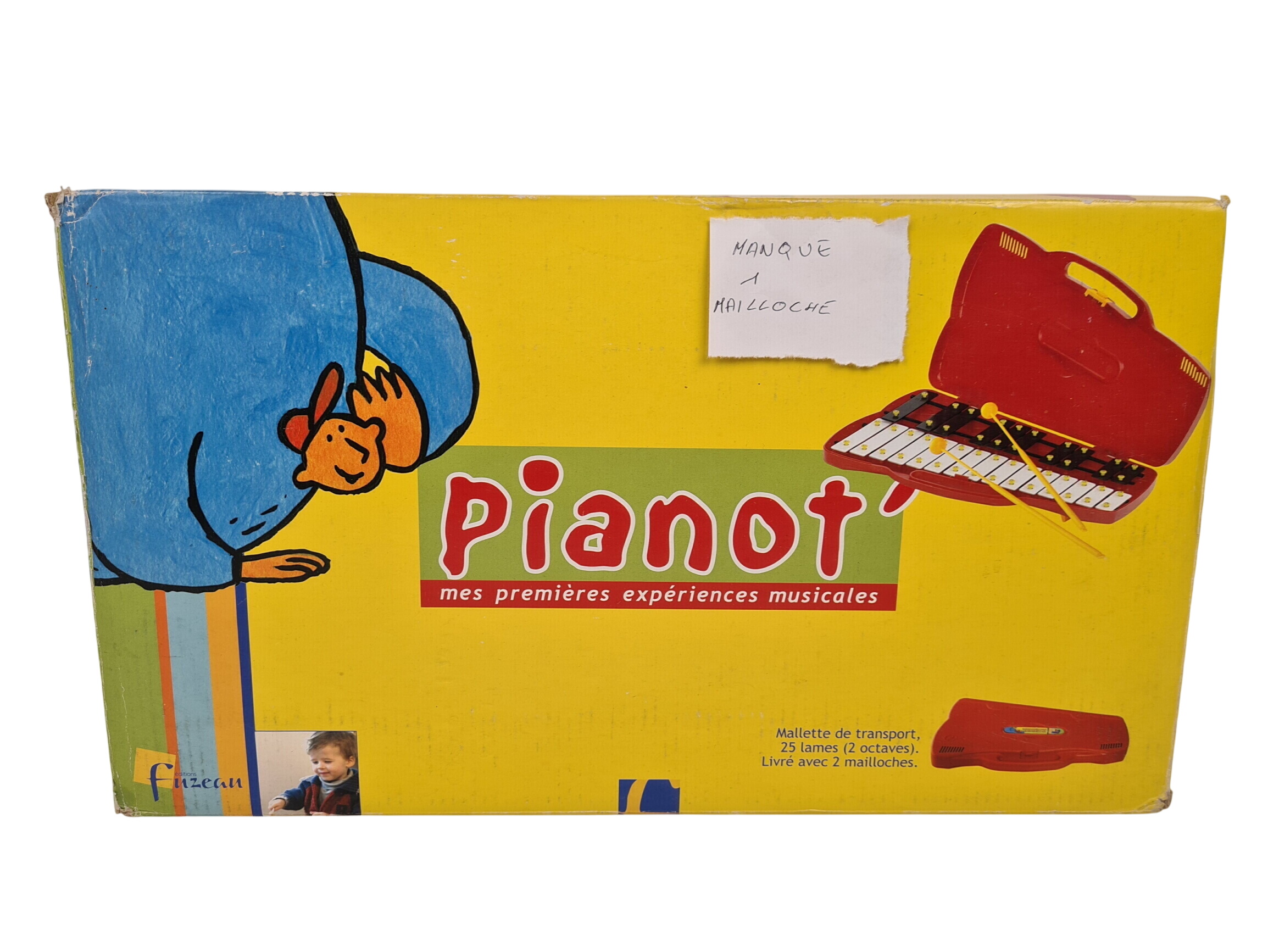 Instruments de musique ancien - Pianot' mes premier expériences musicales - Fuzeau Bon état - 18,00 € Instruments de musique ancien - Pianot' mes premier expériences musicales - Fuzeau Bon état reconditionné disponible sur Label Emmaüs