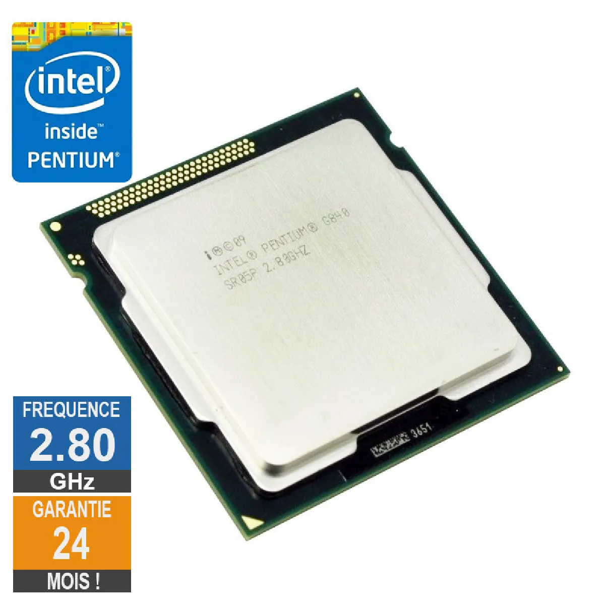 Acheter Intel G840 2.80GHz Reconditionné - 10,49 € | Dero Intel G840 2.80GHz Reconditionné Intel reconditionné disponible sur Rue du Commerce Seconde Vie | Dero