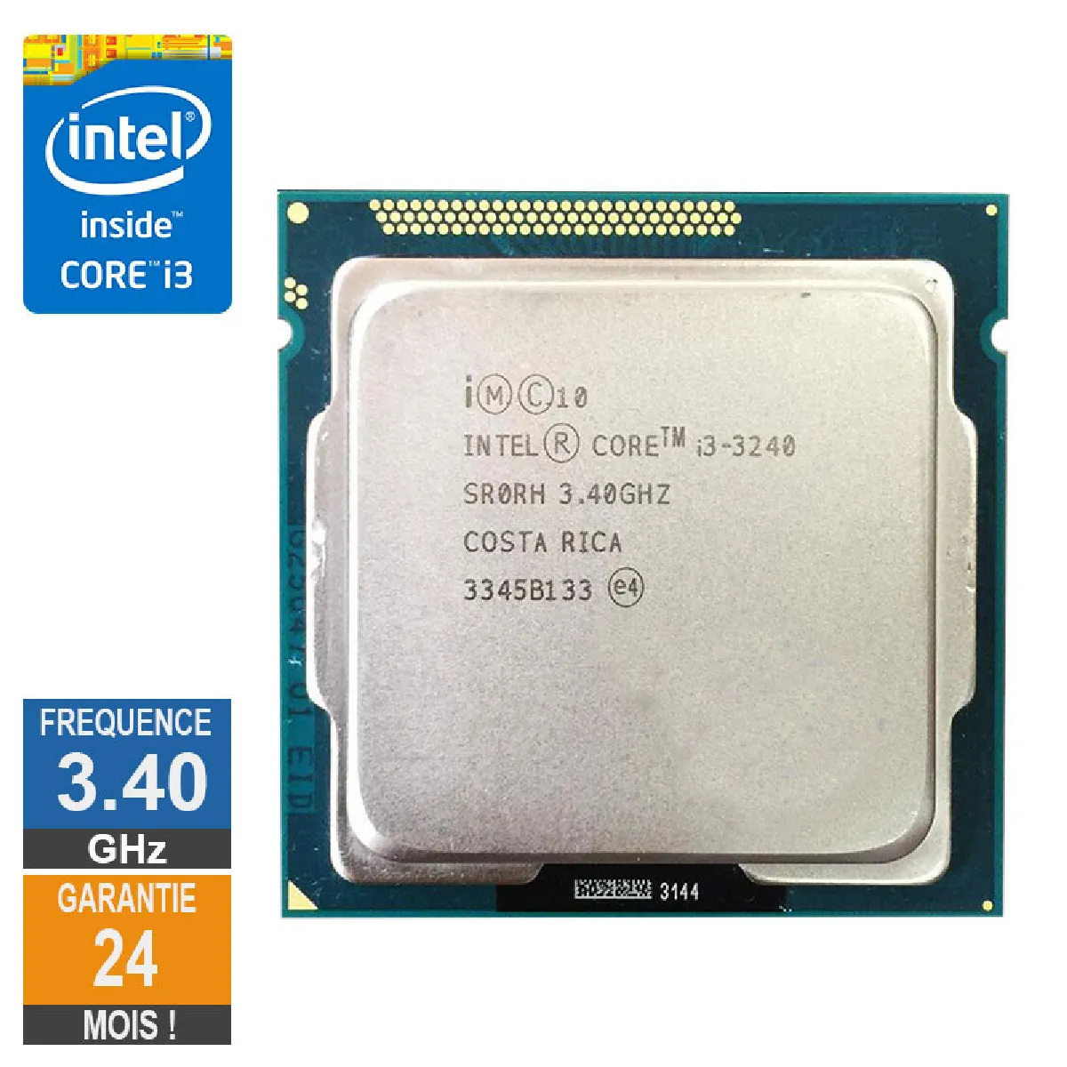 Acheter Intel i3-3240 3.40GHz Reconditionné - 11,85 € Intel i3-3240 3.40GHz Reconditionné Intel reconditionné disponible sur Rue du Commerce Seconde Vie