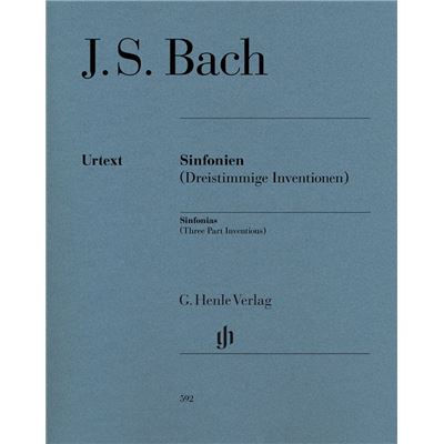 Inventions à Trois Voix BWV 787 à BWV 801 --- Piano État correct reconditionné (offre indisponible) | Dero
