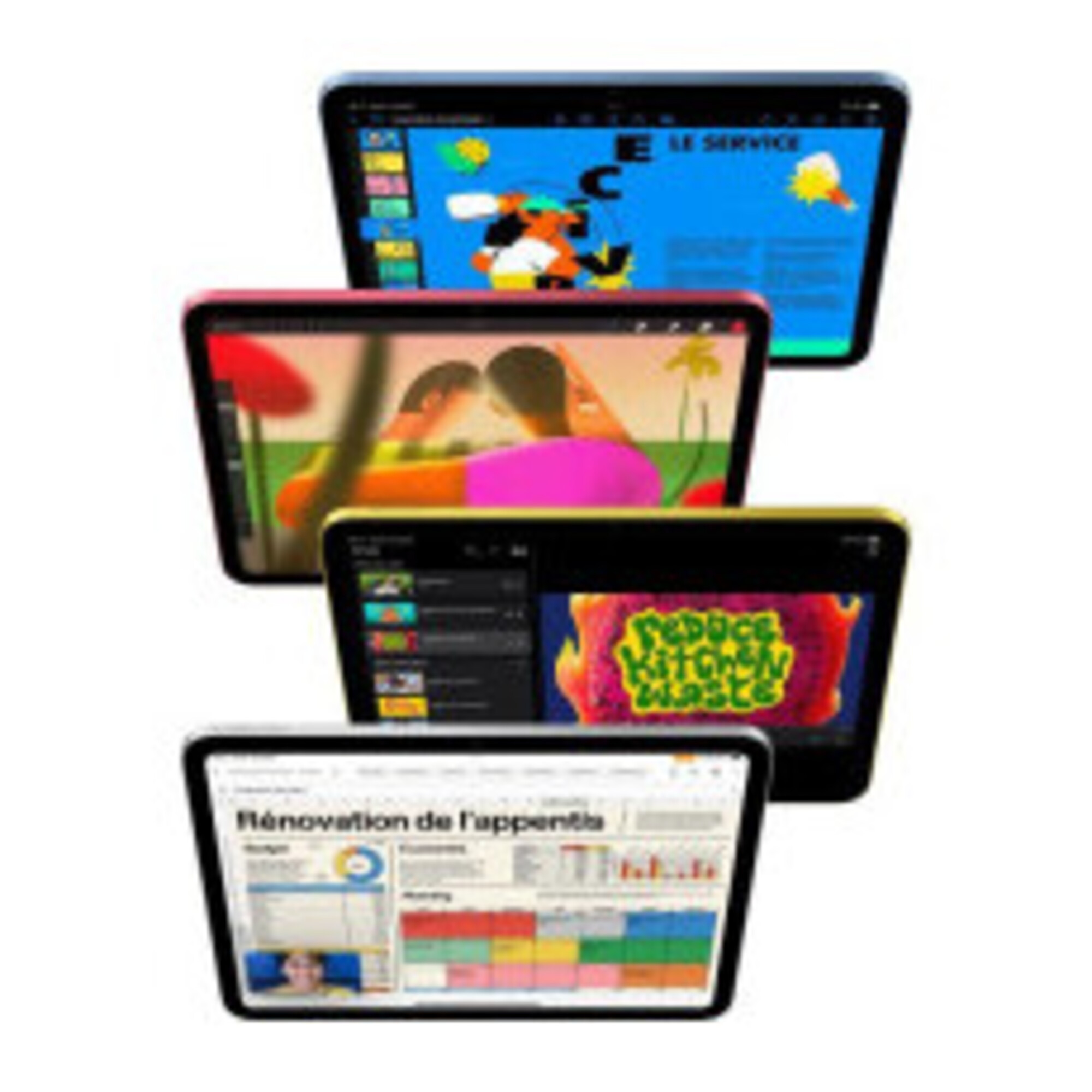 iPad 10e génération 10,9  (2022), 256 Go - WiFi + Cellular 5G - Rose - Excellent état Parfait état Apple reconditionné photo 3 | Dero