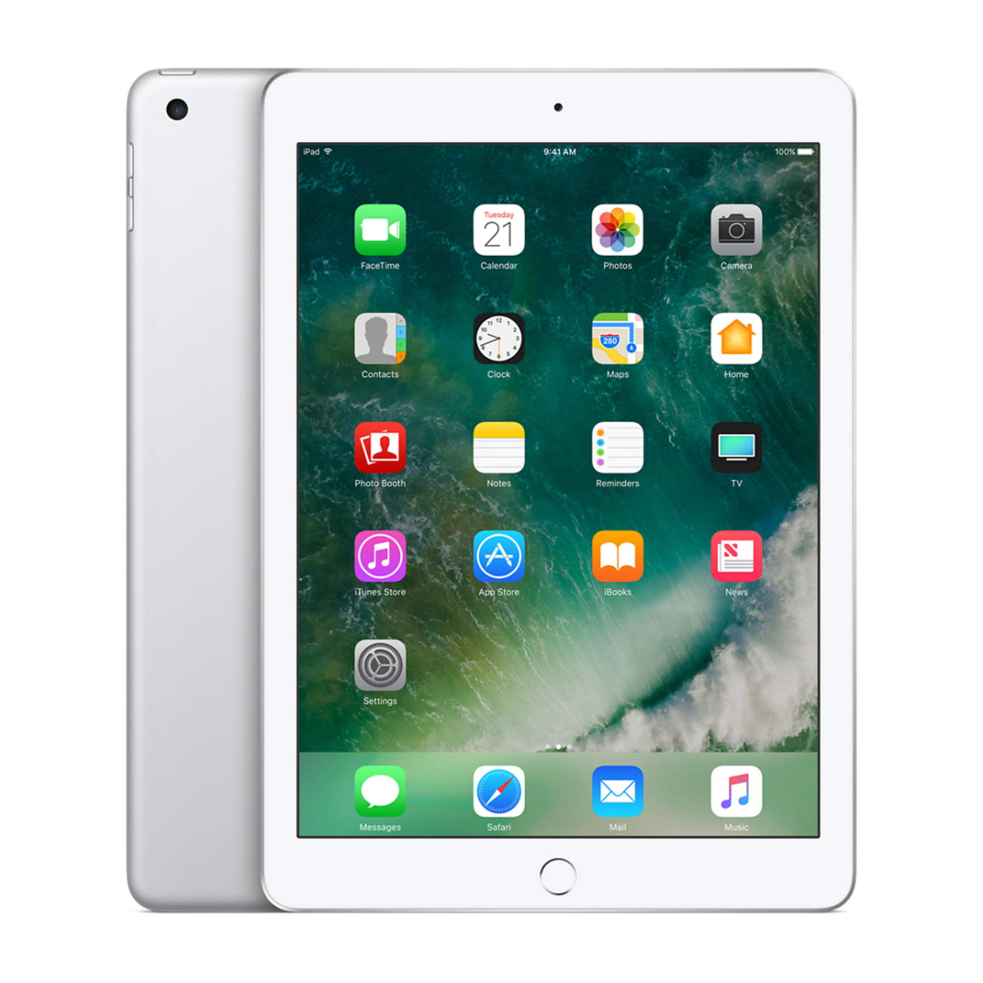 iPad 5 32 Go 24,6 cm (9.7 ) Wi-Fi 5 (802.11ac) iOS 10 Argent - Excellent état Parfait état Apple reconditionné disponible sur Pixmania | Dero