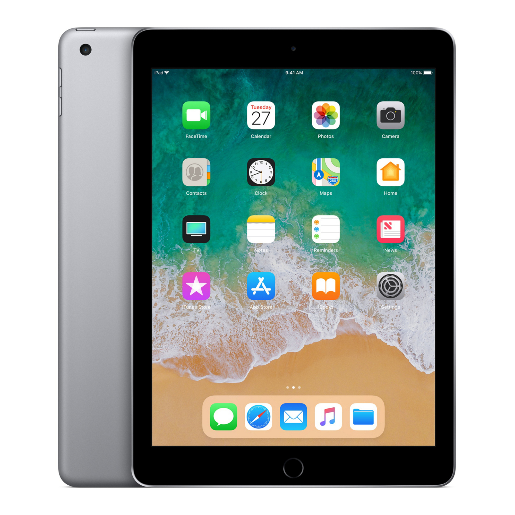 iPad 6 128 Go 24,6 cm (9.7 ) Wi-Fi 5 (802.11ac) iOS 11 Gris - Excellent état Parfait état Apple reconditionné disponible sur Pixmania
