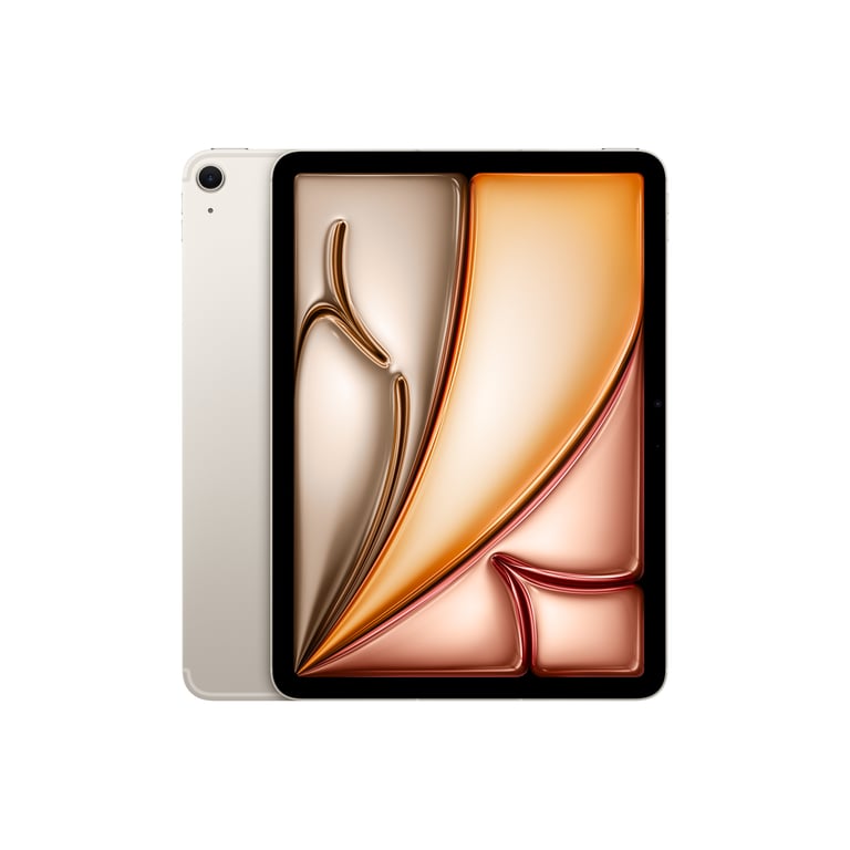 iPad Air M4 (11 ) 2026 5G 128 Go, Lumière stellaire - Excellent état Parfait état Apple reconditionné disponible sur Pixmania
