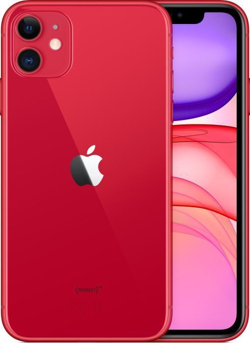 iPhone 11 128 GB Dual-SIM (eSIM, Nano-SIM) rouge Bon état Apple reconditionné disponible sur Refurbed