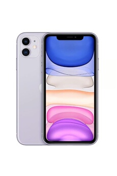 iPhone 11 6,1"" 64 Go Mauve Reconditionné avec BATTERIE NEUVE Bon état Apple reconditionné disponible sur Darty