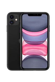 iPhone 11 6,1 64 Go Noir Reconditionné avec BATTERIE NEUVE Bon état Apple reconditionné disponible sur Darty