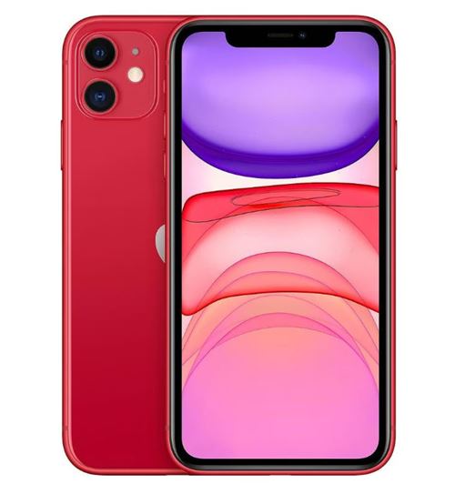 iPhone 11 6,1" 64 Go Rouge Reconditionné avec BATTERIE NEUVE État correct - 199,00 € iPhone 11 6,1" 64 Go Rouge Reconditionné avec BATTERIE NEUVE État correct N/A reconditionné disponible sur Fnac