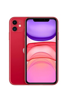 iPhone 11 6,1" 64 Go Rouge Reconditionné avec BATTERIE NEUVE Bon état Apple reconditionné disponible sur Darty