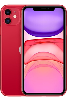 IPHONE 11 64GO RED Bon état Apple reconditionné disponible sur Darty