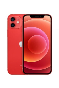 iPhone 12 6,1 128 Go Rouge Reconditionné avec BATTERIE NEUVE Bon état reconditionné disponible sur Darty
