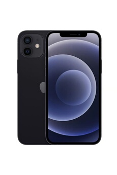 iPhone 12 6,1 256 Go Noir Reconditionné avec BATTERIE NEUVE Bon état Apple reconditionné disponible sur Darty
