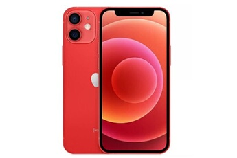 iPhone 12 Mini 128 Go 5,4'' rouge Reconditionné avec Nouvelle Batterie Bon état Apple reconditionné disponible sur Darty