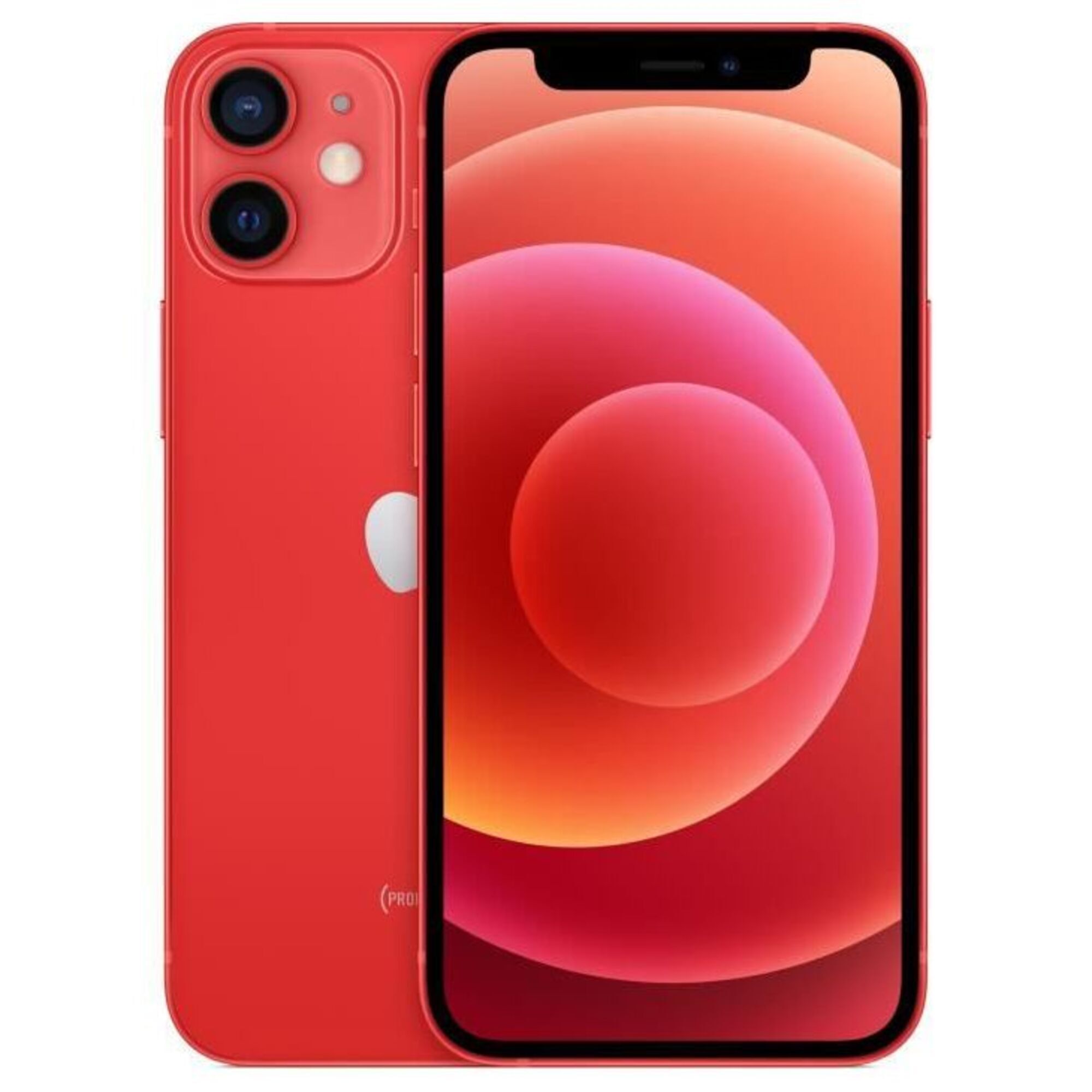 iPhone 12 Mini 64 Go, (Product)Red, débloqué - Bon état Bon état Apple reconditionné disponible sur Pixmania