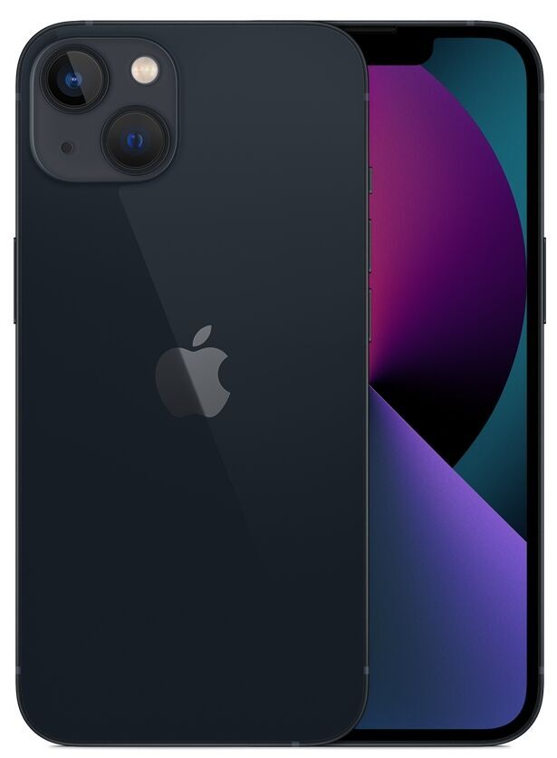 iPhone 13 128 GB Dual-SIM (2 x Nano-SIM) Minuit Très bon état Apple reconditionné disponible sur Refurbed | Dero