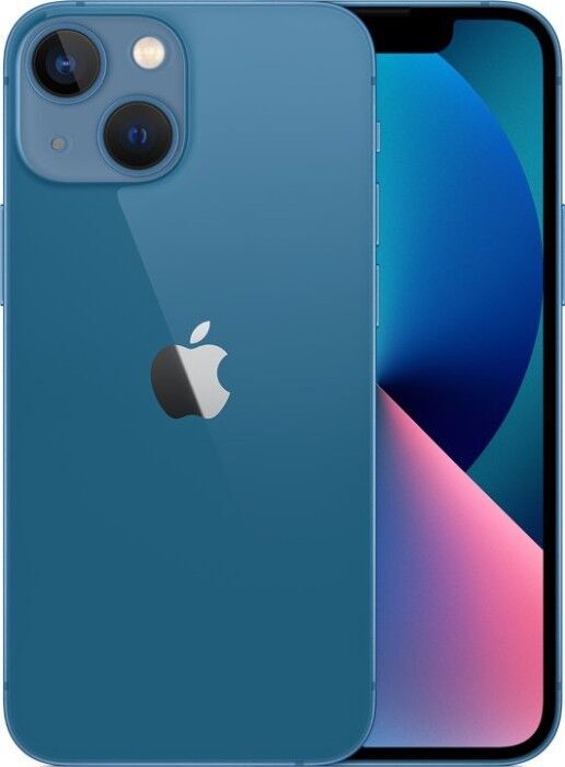 iPhone 13 Mini 256 GB Dual-SIM (eSIM, Nano-SIM) bleu Très bon état Apple reconditionné disponible sur Refurbed | Dero