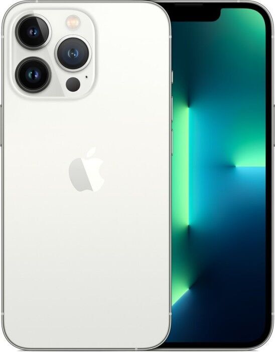 iPhone 13 Pro 128 GB Dual-SIM (eSIM, Nano-SIM) argent Parfait état Apple reconditionné disponible sur Refurbed | Dero