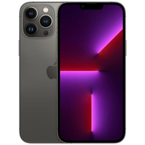 iPhone 13 Pro Max 6,7 128 Go graphite Reconditionnné avec Batterie neuve État correct N/A reconditionné disponible sur Fnac